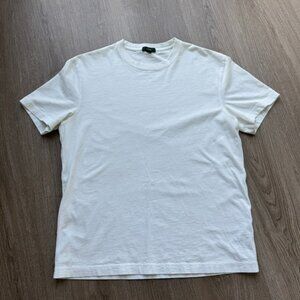 J Crew Premium Cotton White Tee